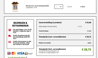 Michael Kors pantoffels voor €18,75 bij Kruidvat