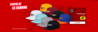 Gorras Leandro Lido por 4,99€ (oferta semanal)