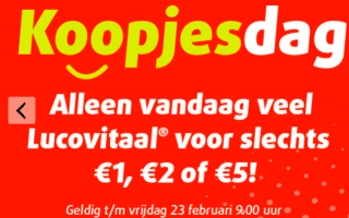 Diverse Lucovitaal producten vanaf €1 bij Lucovitaal
