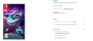 Juego Spacebase Startopia Nintendo Switch por 19.96€