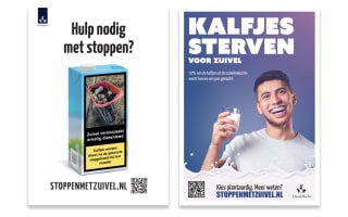 Gratis Raamposters ‘Stoppen met zuivel’ aanvragen