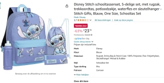 Disney Stitch 5-delige set voor €23,79 bij Amazon