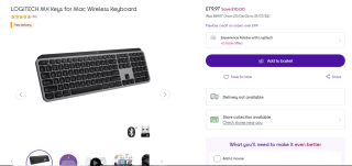 LOGITECH MX Keys for Mac Wireless Keyboard – £79.97
