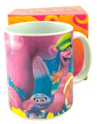 Taza Trolls de cerámica por 4,99€.