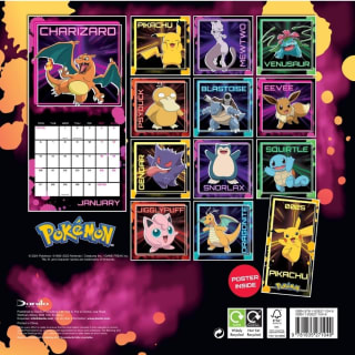 Calendario Pokemon Square 2025 por 9,28€