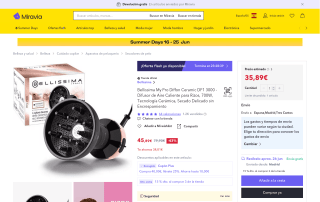 Bellissima My Pro Diffon Ceramic DF1 3000 por 35,89€