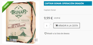 Juego de Mesa Captain S.O.N.A.R. Operation Dragon - Expansión por 9.9€