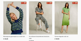 30% Korting bij aankoop van 2 stuks in de lente-zomercollectie 2023 bij River Woods