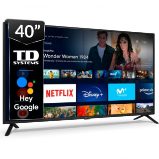 TV LED 40" TD Systems K40DLC17GLE, Full HD, Smart TV por 189€