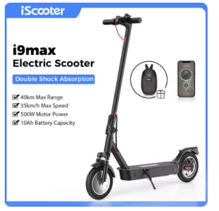 Trottinette électrique iScooter i9Max - Moteur 500W à 241,18€