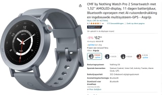 CMF Nothing smartwatch 2 voor €62,64 bij Amazon