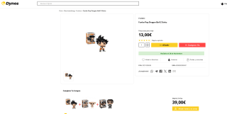 Funko Pop Dragon Ball Z Goku por solo 13€