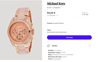 Reloj Cronografo de Mujer Michael Kors BLAIR por 93€