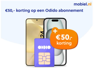 €50 korting op Odido abonnement i.c.m. nieuwe telefoon voor 500ING punten