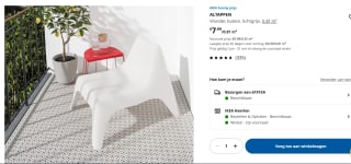 ALTAPPEN vlondertegels voor €7,99 bij Ikea