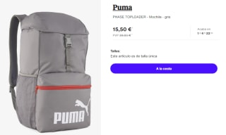 Mochila con capucha PUMA PHASE 25 l por 15.5€