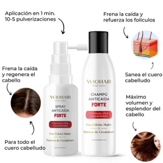 25% descuento en TRATAMIENTO ANTICAÍDA FORTE (SPRAY FORTE Y CHAMPÚ FORTE 150ML) por 44,25€
