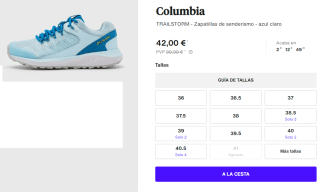 Zapatillas de Trekking para Mujer Columbia TRAILSTORM por 42€