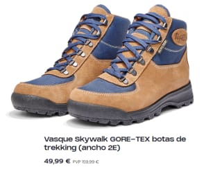 Botas de trekking de Hombre Vasque Skywalk GTX por 49.99€