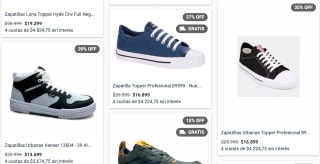 Descuento de hasta 39% en calzado urbano masculino por Gamati Online
