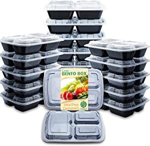 Pck x20 contenedores de comidas con tapas por $411