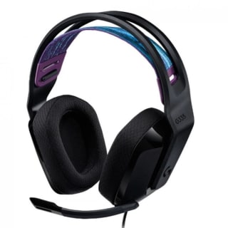 Headset Gamer Com Microfone da Logitech na cor preta - R$ 307,91