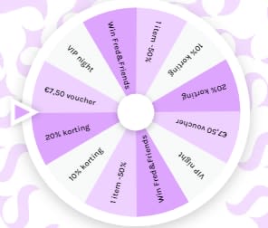 Draai aan het Wheel of Fashion van Shoeby voor korting