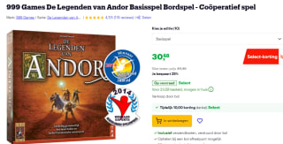 999 Games - De Legenden van Andor - Bordspel voor €30,48 bij Bol