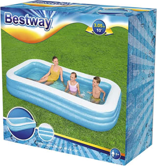 Bestway Family Pool Deluxe, 305 x 183 x 56 cm voor 11,99 euro