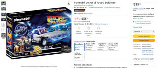 Playmobil Volver al Futuro Delorean por $536 | Descuento Amazon