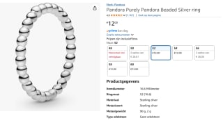 Pandora Ring voor €12 bij Amazon