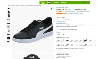 zapatillas Puma Smash V2 L por 29,95€