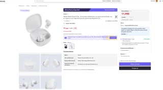 Auriculares Xiaomi Redmi Buds 6 Play inalámbricos con reducción de Ruido con IA, Ligeros y con hasta 36 Horas de autonomía Bluetooth 5.4 por solo 11,90€