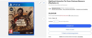 Juego The Texas Chainsaw Massacre para Ps4 por 23,28€