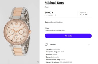 Reloj para Mujer Michael Kors por 86€