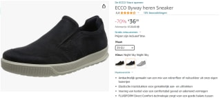 Ecco Byway sneakers voor €36 bij Amazon