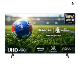 Televisor Hisense 50A6N UHD 4K,VIDAA Smart TV, 50 Pulgadas, Dolby Vision, Modo Juego Plus por 319,20€