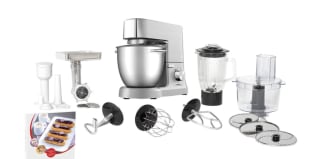 Masterchef Grande keukenmachine QB813D - Grijs voor €322 na cashback bij de Mediamarkt