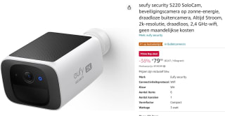 Eufy S220 Solar Solocam beveiligingscamera voor €79,99 bij Amazon