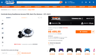 Controle da Sony DualSense, modelo Access para PS5 - R$ 499,99