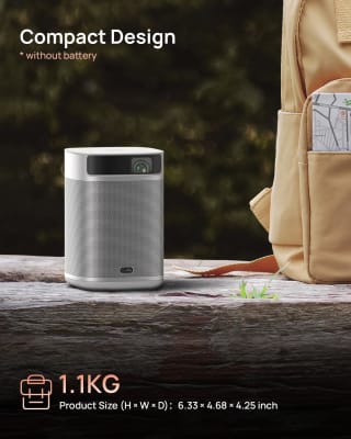 XGIMI MoGo 2 Beamer, 1280 x 720 HD-Ready, 400 ANSI Lumen draagbare filmprojector voor €299 bij Amazon