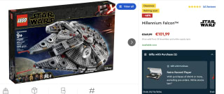 LEGO Millennium Falcon voor €101,99