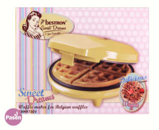 Bestron mini-wafelijzer voor €12,99 bij de AH