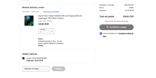 Xiaomi Pad 6 por 299€