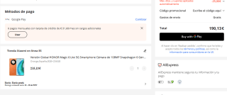 HONOR MAGIC 6 Lite 5G, 8GB, 256GB por 190,13€