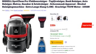 Bissell SpotClean Pro tapijtreiniger voor €159 bij Bol