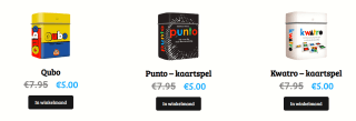 Punto, Kwatro en Qubo voor €15 bij Whitegoblingames