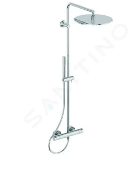 Set de douche avec thermostat, 30 cm, chrome A7589AA Ideal Standard CeraTherm à 760,14€