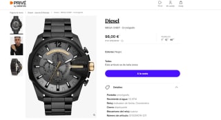 Reloj marca Diesel mega jefe para hombre DZ4479 por 98€