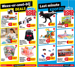 Heel veel speelgoed 2de halve prijs bij Kruidvat